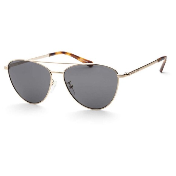 Michael Kors Women\'s Gold Aviator Sunglasses MK1056-101487 58-15-14 MSRP199 main image 4